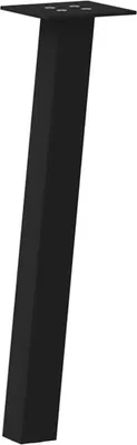 Immagine prodotto di vidaXL Gambe per tavolino 4 pezzi nero 30 cm acciaio