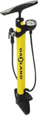 Produktbild von Oakland Floor-Pump Comp Standpumpe mit Manometer, Kraton-Gummi Griff, >9 bar, gelb, AS