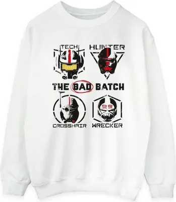Produktbild von Star Wars: Bad Batch - "Clone Force 99" Sweatshirt für Damen BI47804 (L) (Weiß)