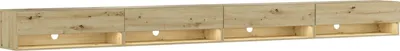 Produktbild von TV-Schrank, Lowboard, 360x34x30cm, LED, Fernsehtisch, Eiche