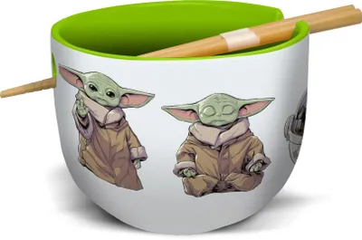 Produktbild von Star Wars: The Mandalorian Ramen-Schüssel mit Stäbchen Grogu