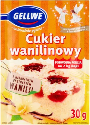 Zdjęcie produktu dla Gellwe Cukier Wanilinowy 30 G
