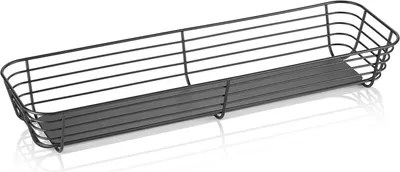 Produktbild von GN Buffetkorb 2/4 STEELNEST, Höhe 8 cm, pulverbeschichtet, Metall