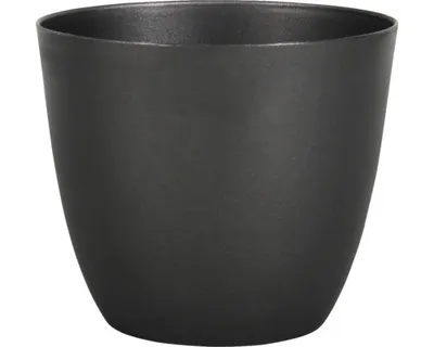 Zdjęcie produktu dla Plastikowa osłonka na doniczkę PATRICIE Ø 11 x 10 cm czarna