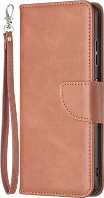 Produktbild von König Design Hülle kompatibel mit Nokia G21 / G11 Kunstleder Handyhülle - Handy Case Braun