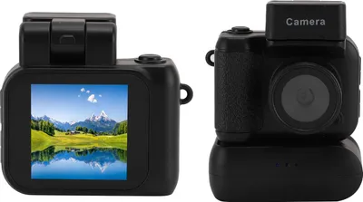 Immagine prodotto di Videocamera d'azione, 2 MP, 1080P, ad alta risoluzione, videocamera da viaggio compatta per vlog con schermo a colori per adolescenti, studenti, bambini