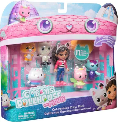 Zdjęcie produktu dla Gabby's Dollhouse GDH FGR Movie Figures Giftset GML, 3 lat(a), Wielobarwny, 11 szt.