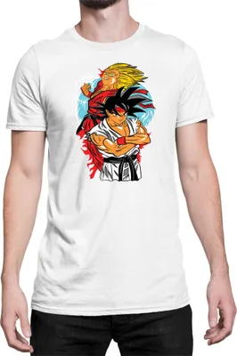 Immagine prodotto di Maglietta da uomo Dragon Anime Manga Ball Z Goku 39, Man L , Blanc