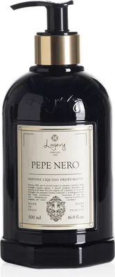 Immagine prodotto di Logevy - Sapone liquido - Pepe nero - 500 ml - Detergente delicato e profumato