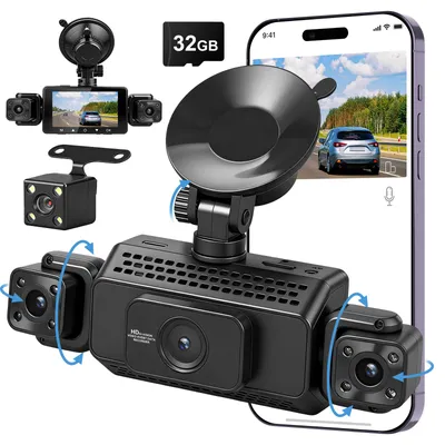 Produktbild von 1080P Dashcam Auto,4-Kanal Dashcam