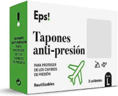 Immagine prodotto di Tappi auricolari anti-pressione Eps taglia L 2 unità