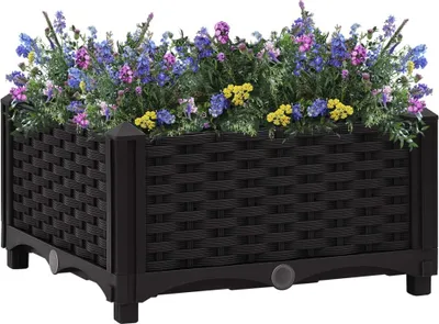 Produktbild von Hochbeet 40x40x23 cm Polypropylen , Gabionen Design 2024