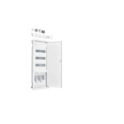 Produktbild von HAGER VU603NWH mit Steckdose und Stahlblechtür (VU603NWH)