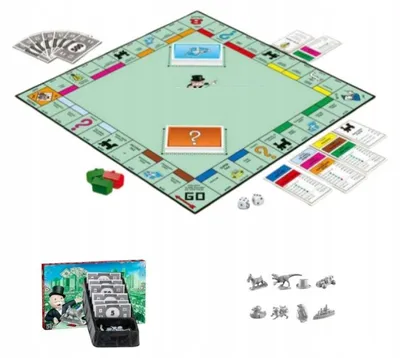 Produktbild von Monopoly Classic Refresh Brettspiel - Englische Version, Familienspiel