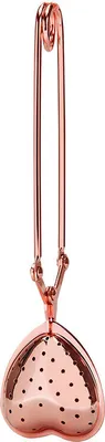 Produktbild von Teezange, Teefilter, Tee-Ei "Herz" rose gold