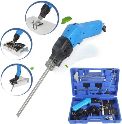 Image de Kit de coupe de polystyrène électrique – Couteau chauffant pour polystyrène, 16 niveaux de température