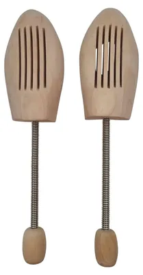 Produktbild von Schuhspanner Schuhbaum Schuhformer - Birkenholz - Mit Metallspiralfeder