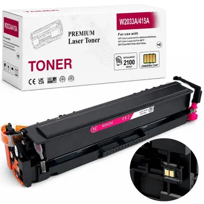 Obrázek produktu pro Náhradní toner pro HP 415A W2033A, magenta, s čipem, pro modely M454dn, M480f, M479 a M479fdw