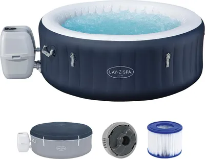 Produktbild von Bestway® LAY-Z-SPA® Energiespar-Whirlpool Miami AirJet™ für 4 Personen Ø 180 x 66 cm, Dunkelblau