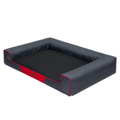 Immagine prodotto di Letto rettangolare per cani, divano con rivestimento removibile e impermeabile - L 80 x 55 cm