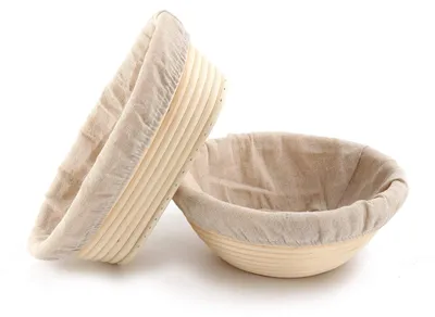 Produktbild von Set aus 2 Rattan Brotbackformen für Sauerteig