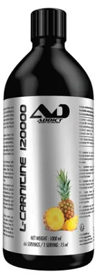 Image de L-Carnitine - Addict Sport Nutrition - L-Carnitine 120000 (1L) - Saveur Ananas