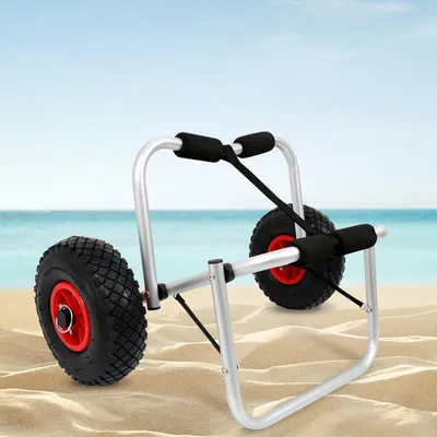 Produktbild von Hengda Kajakwagen Kanuwagen Surfwagen Aluminium Kajak Kanu Bootstrailer Alu 1pcs