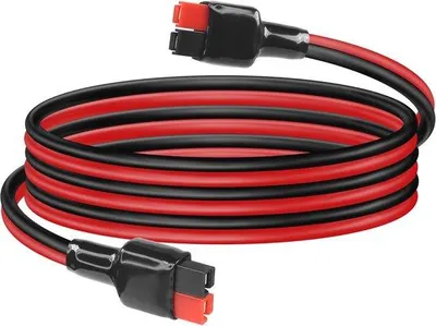 Obrázok produktu pre Solárny predlžovací kábel 14 AWG, 1,5 m, 45 A, adaptér na batériu pre solárnu energiu