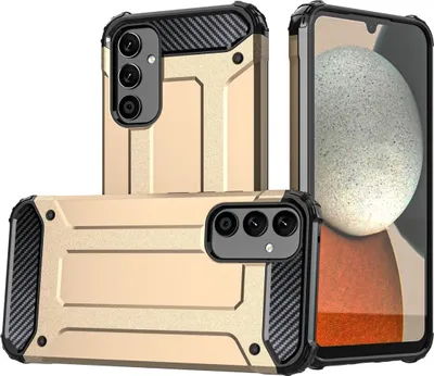 Produktbild von König Design Hülle kompatibel mit Kunststoff Soft Handyhülle - Handy Case Gold