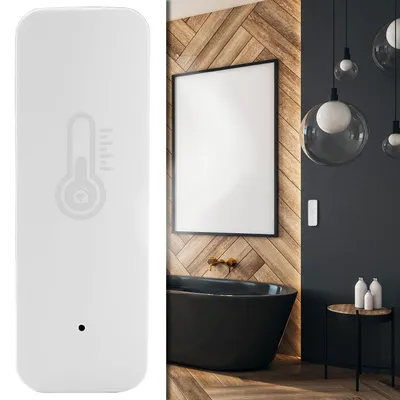 Produktbild von Intelligentes Thermometer und Hygrometer, Temperatur- & Luftfeuchtigkeits-Sensor mit Tuya oder SmartLife App, Haus-Automatisierungs Anbindung