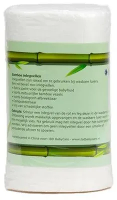 Productafbeelding van IBD Inlegvellen bamboe rol (100 stuks)