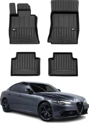 Produktbild von FROGUM ProLine 3D TPE Fußmatten für ALFA ROMEO GIULIA (952) Vorne+Hinten