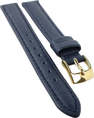 Produktbild von Fancy Classic Ersatzband Uhrenarmband Rindsleder Band Denim 25469G, Stegbreite:22mm