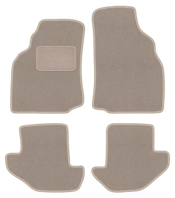 Produktbild von Velours-Fußmatten für Ford Puma 1997-2001 (Coupé) – 4-tlg, Beige, passgenau – Wielganizator LUX