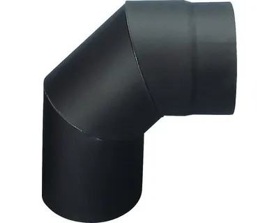Obrázek produktu pro Koleno kouřové 200/90 mm černé silnostěnné