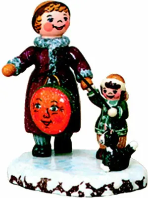 Produktbild von Winterkinder Meine große Schwester und ich (8cm) von Hubrig Volkskunst