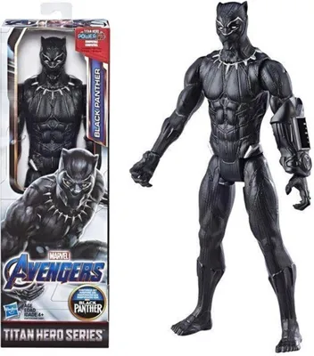 Image de Black Panther Black Panther Titan Hero Figure 30 cm Hasbro Avengers