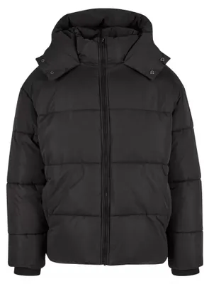 Obrázok produktu pre Urban Classics Winterjacke Herren Puffer Jacket With Flap Hood schwarz XL
