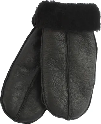 Image de Eastern Counties Leather - Moufles pour femme, cuir nappa EL561 (L) (Noir)