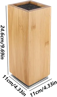 Produktbild von Magnetischer Messerhalter aus Holz - 360° drehbar