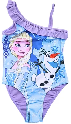 Produktbild von Badeanzug mit Rüschendetails Disney Frozen Lila 98-104 cm