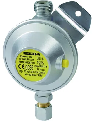 Produktbild von Niederdruckregler GOK Caramatic 30 mbar 1,2 kg/h