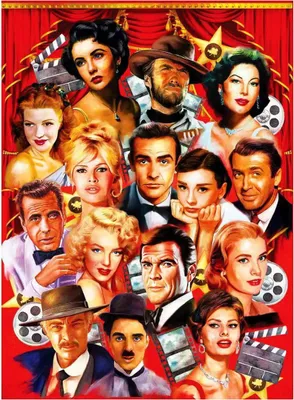Image de Puzzle ANATOLIEN Stars d'Hollywood 1000 pièces