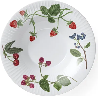 Produktbild von Kähler Design - Hammershøi Summer Tiefer Teller Ø: 21 cm, Summer Berries