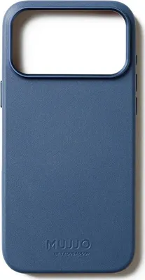 Immagine prodotto di Custodia per iPhone 17 Pro Max, Mujjo Custodia in pelle per MagSafe, Blu