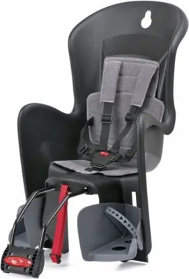 Image de POLISPORT Bilby Maxi FF Siège arrière pour enfant - Montage sur cadre - Noir/Gris foncé