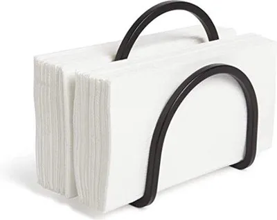 Produktbild von Famanu Serviettenhalter modernes Design - Schwarz
