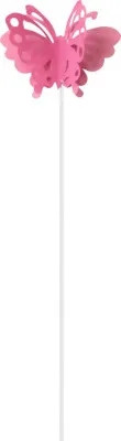 Produktbild von Gartenstecker Schmetterling Lafiora Metall H 95 cm rosa