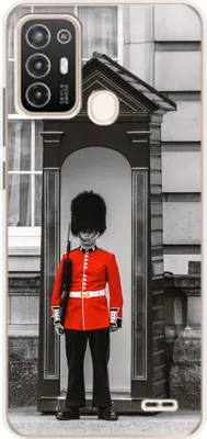 Produktbild von König Design Hülle kompatibel mit ZTE Blade A52 Kunststoff Soft Handyhülle - Handy Case England Bobby