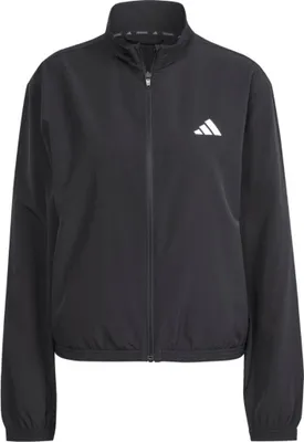 Produktbild von adidas Train Essentials 3-Streifen Woven Warm-Up Damen Trainingsjacke schwarz/weiß schwarz/weiß M